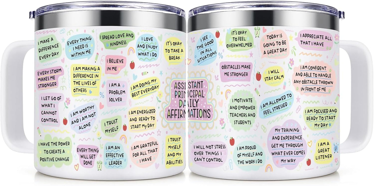 Taza café aislada 14oz regalo director asistente mujer blanca