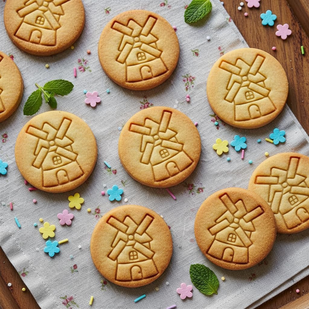 Molde para galletas Windmill Mini BAKERLOGY de estilo rústico