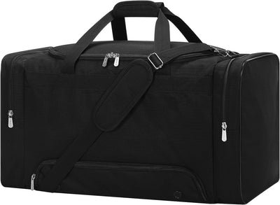 Bolsa gimnasio hombre 24pulg con compartimento zapatos Negro
