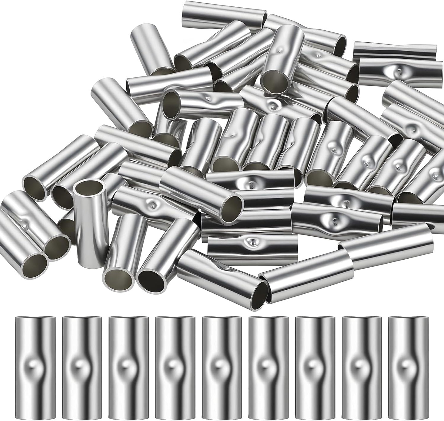50 Pzas Conectores Sin Aislamiento 12-10 AWG
