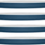 Set 4 Platos Cerámica Azul 9.75"