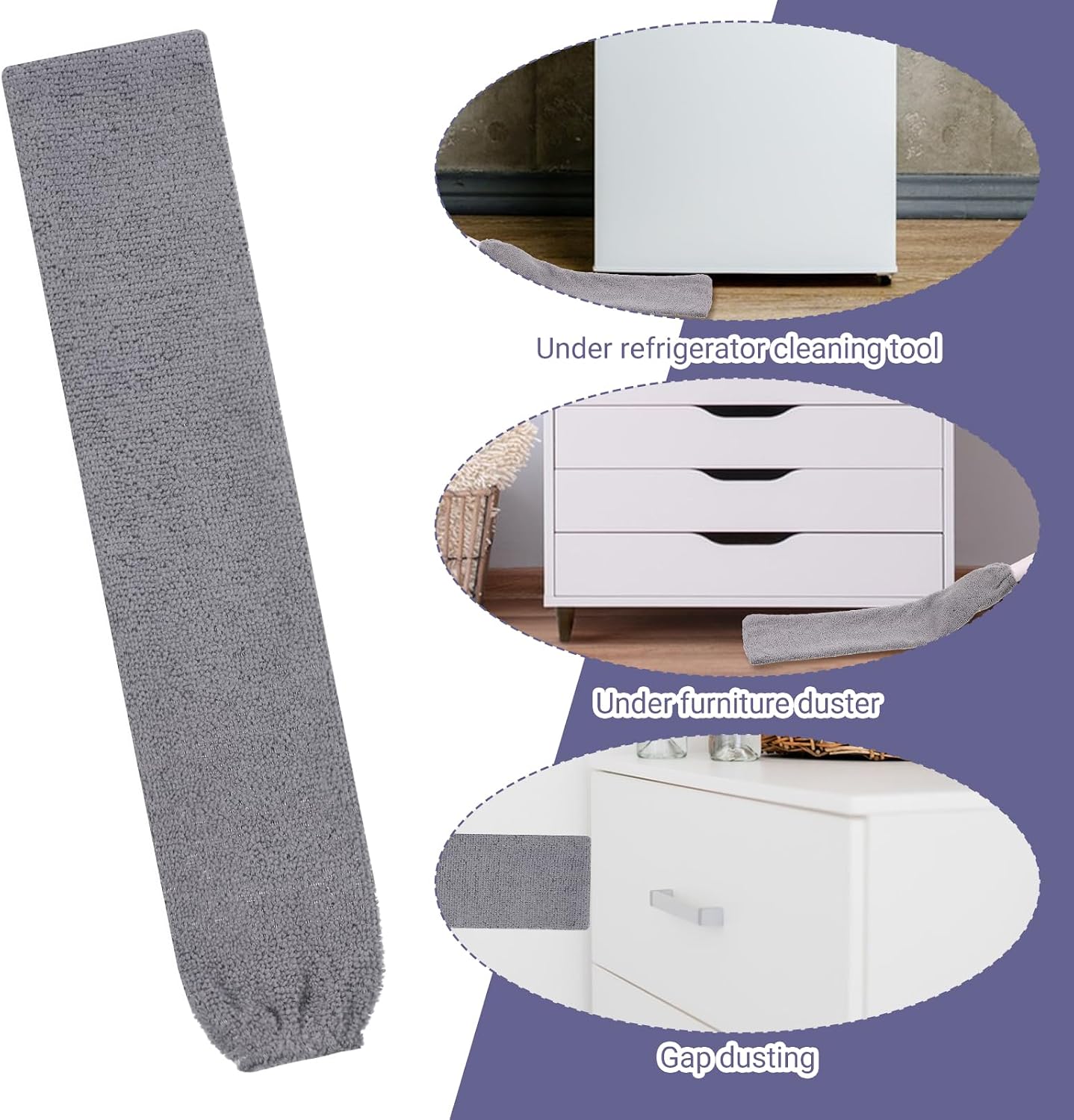6 Pzas Fundas Retráctiles Microfibra para Limpiar Muebles