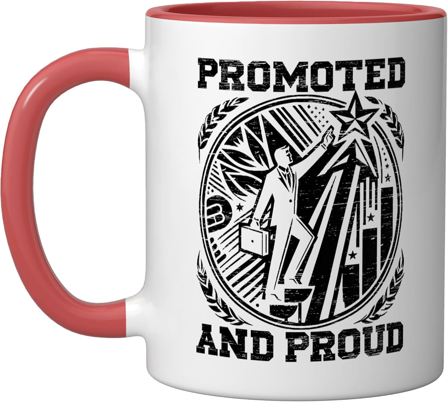 Taza Cerámica Profesional Roja/Blanca