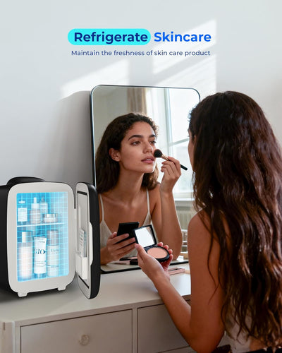 Mini refrigerador BEICHEN 4L enfriamiento rápido negro