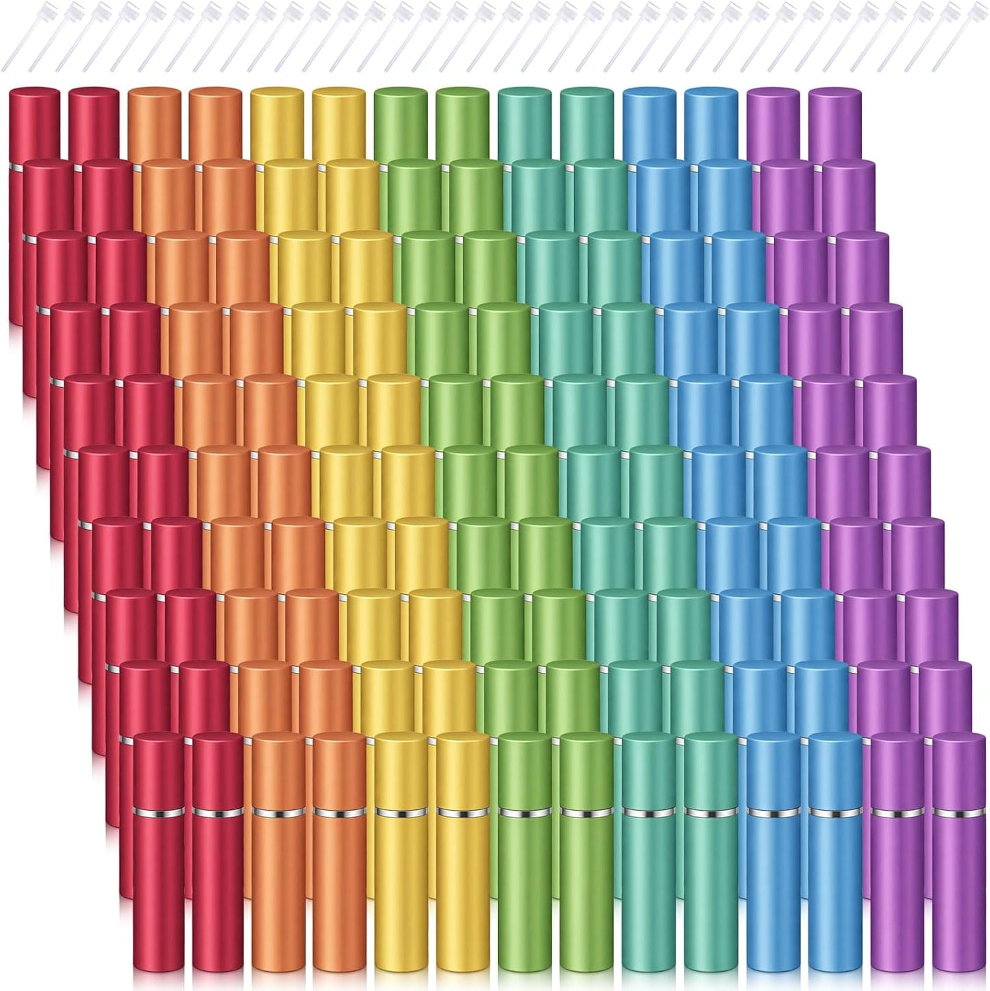 Atomizadores Recargables 0.2oz Mini Bomba Color Arcoíris