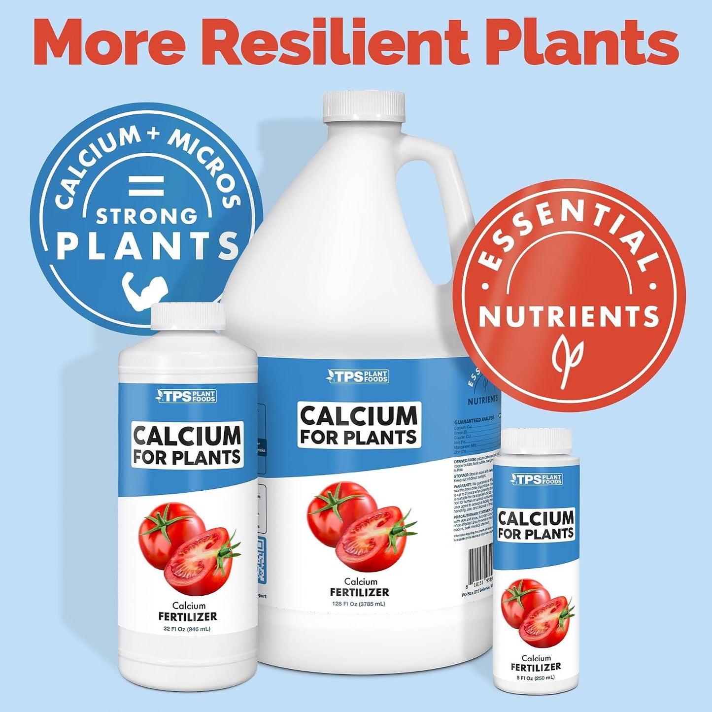 Suplemento líquido de calcio para plantas 8oz