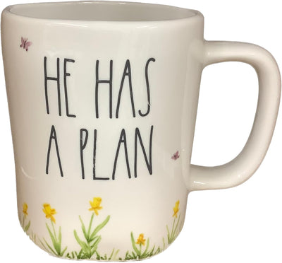 Taza café cerámica flores amarillas mariposas moradas 5pulg