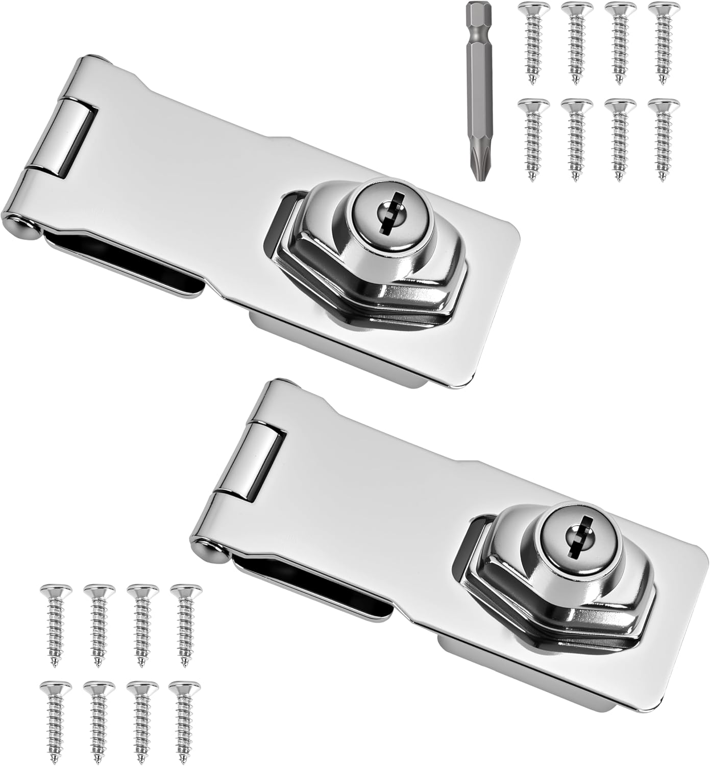 2 Cerraduras Puerta Pequeña Perilla Giratoria