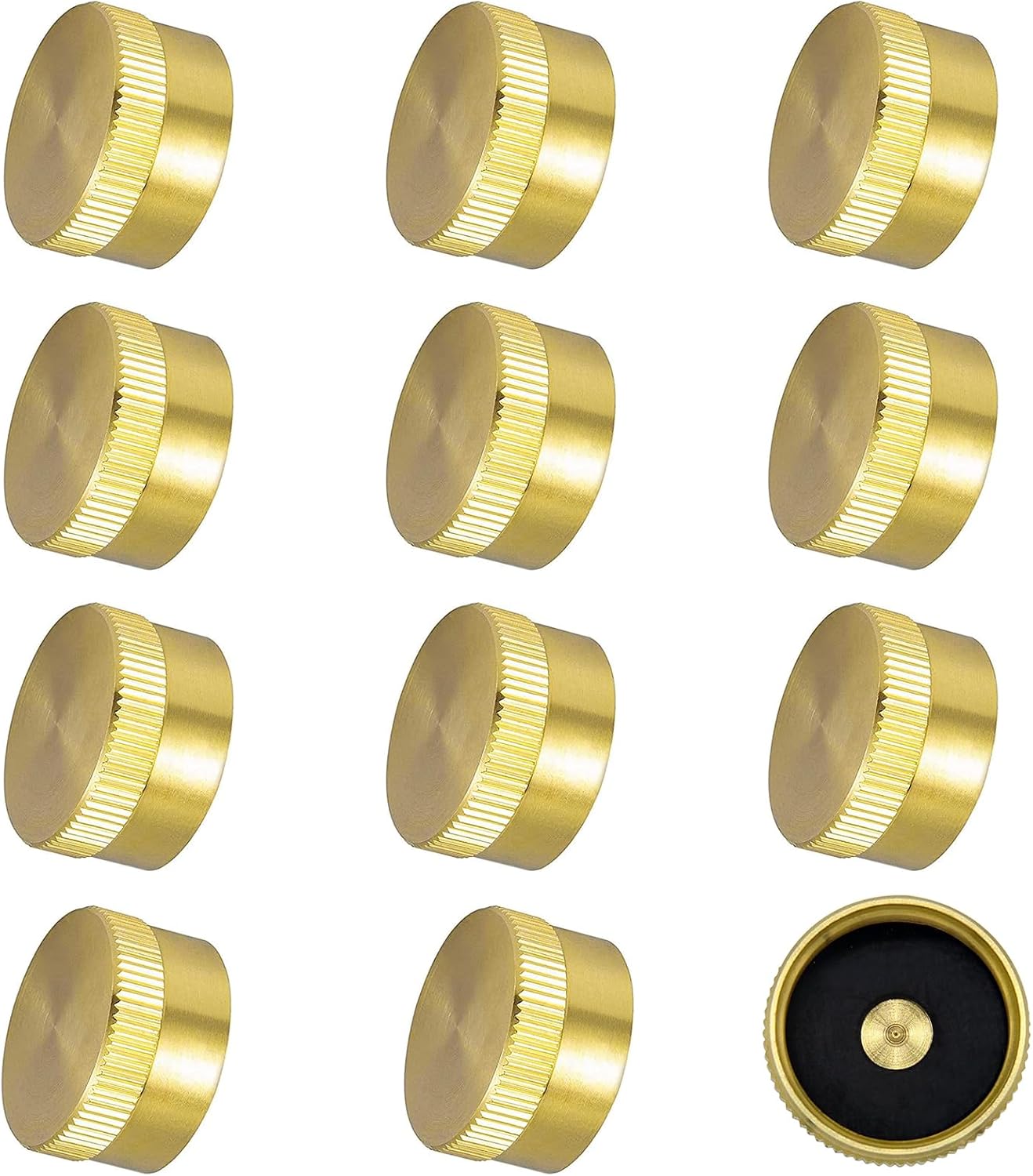 Tapa tanque propano latón macizo universal 1lb set 12