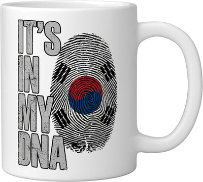 Taza Cerámica con Huella Dactilar Blanca