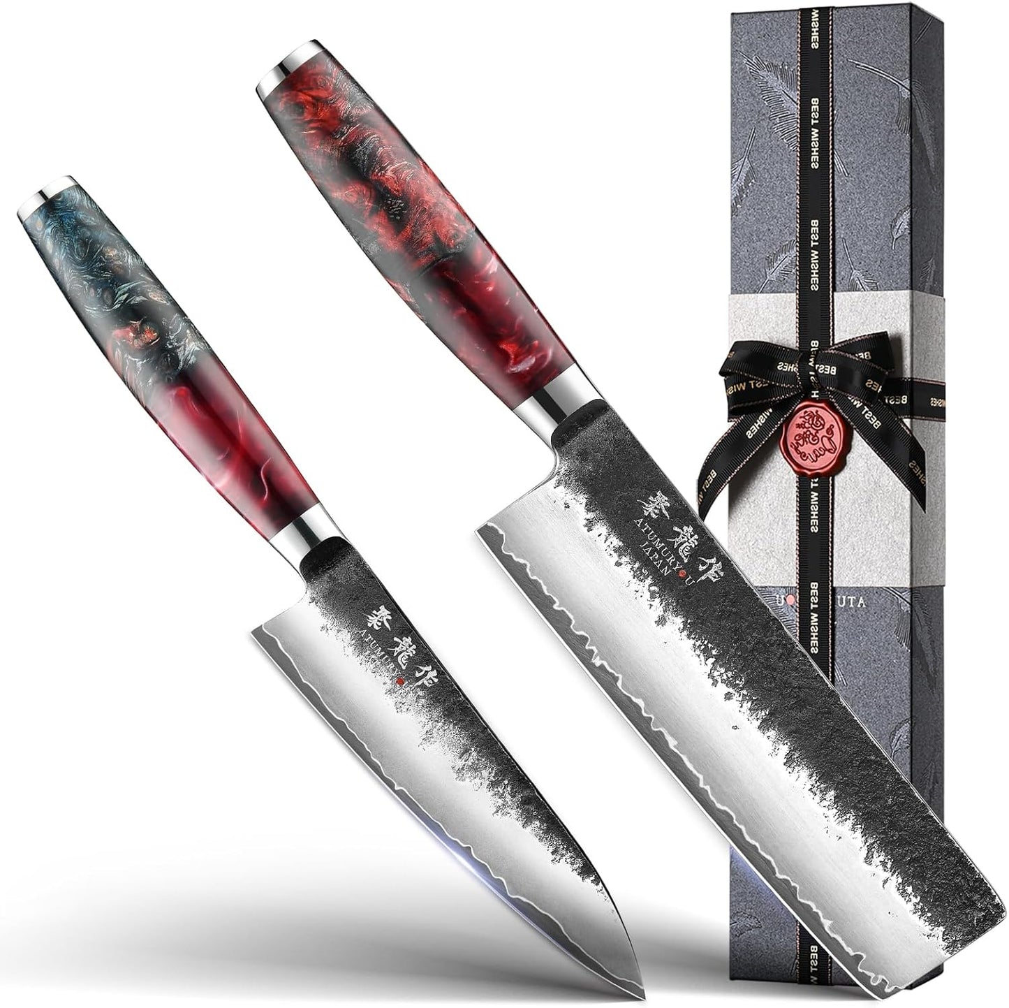 Cuchillo Nakiri VG10 Acero 3 Capas Utilitario