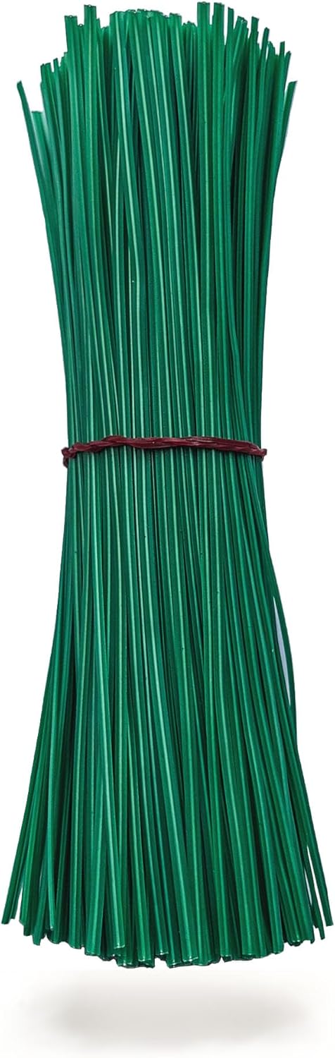 Lazos giratorios verdes 6pulg set 500 reutilizables PET hierro
