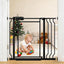 Puerta acrílico transparente para bebés y perros 29.5-38.5pulg