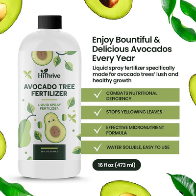 Fertilizante para árboles de aguacate 16oz soluble en agua