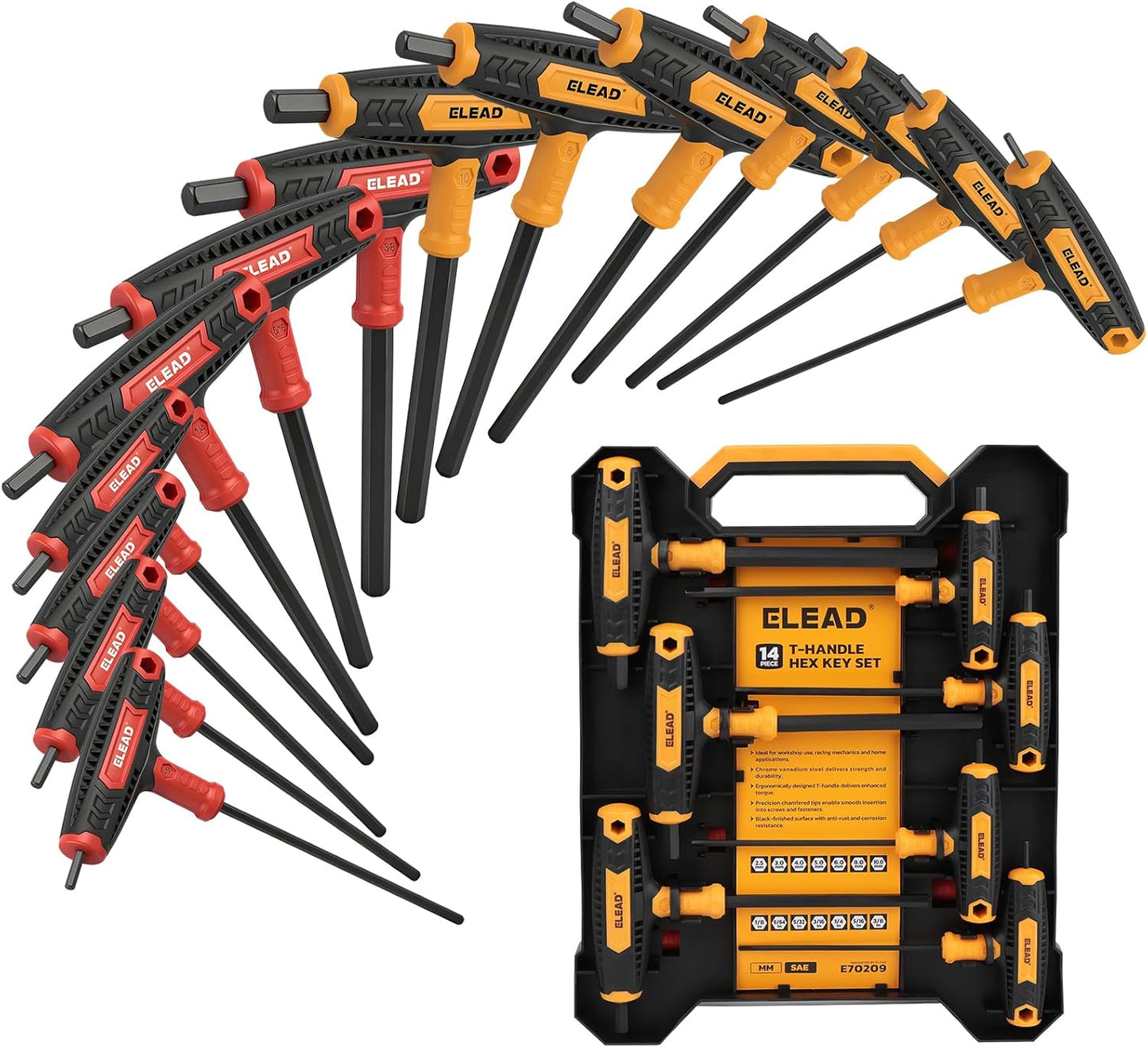 Set Llaves Allen T métricas y SAE con caja