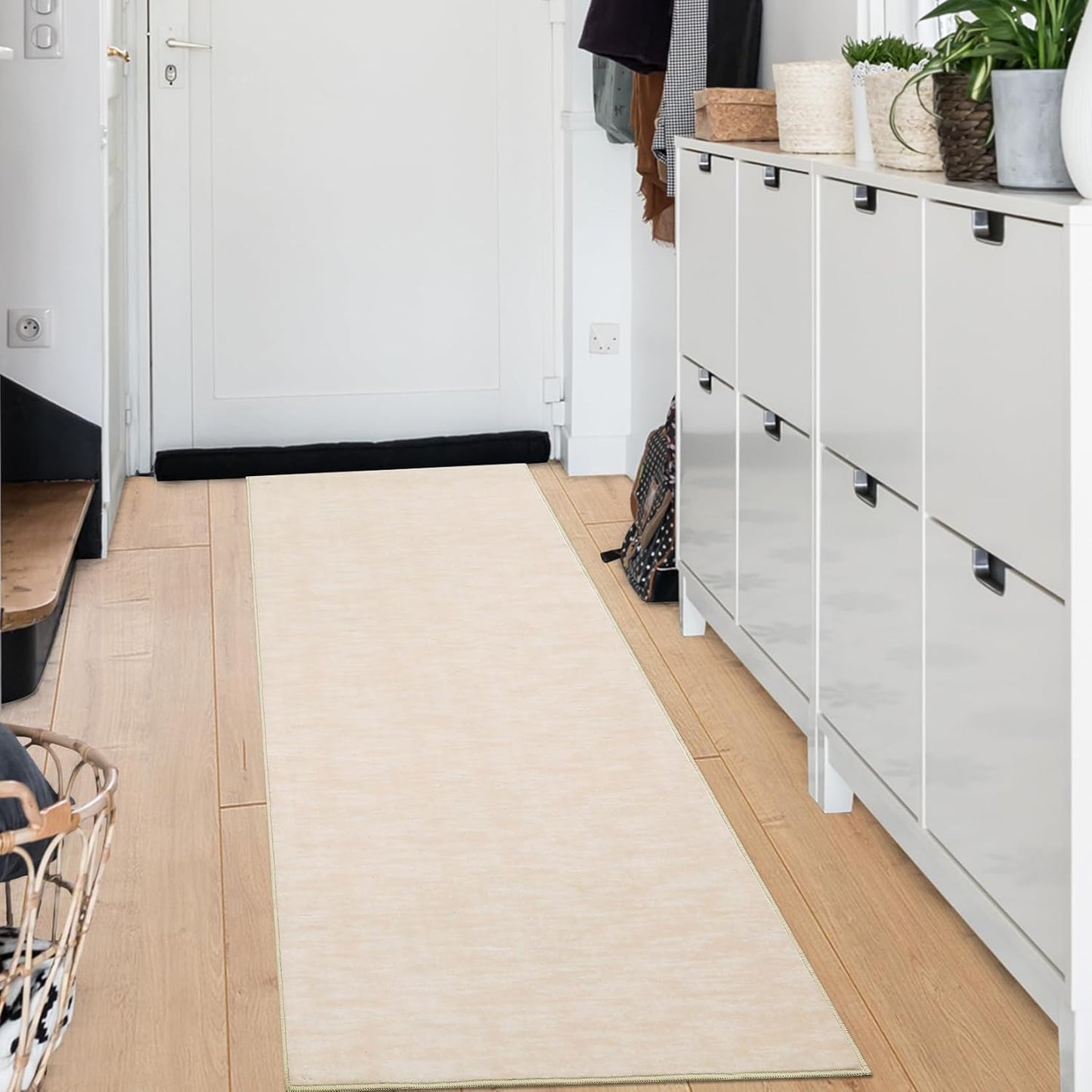 Alfombra lavable 2x6ft antideslizante para entrada baño