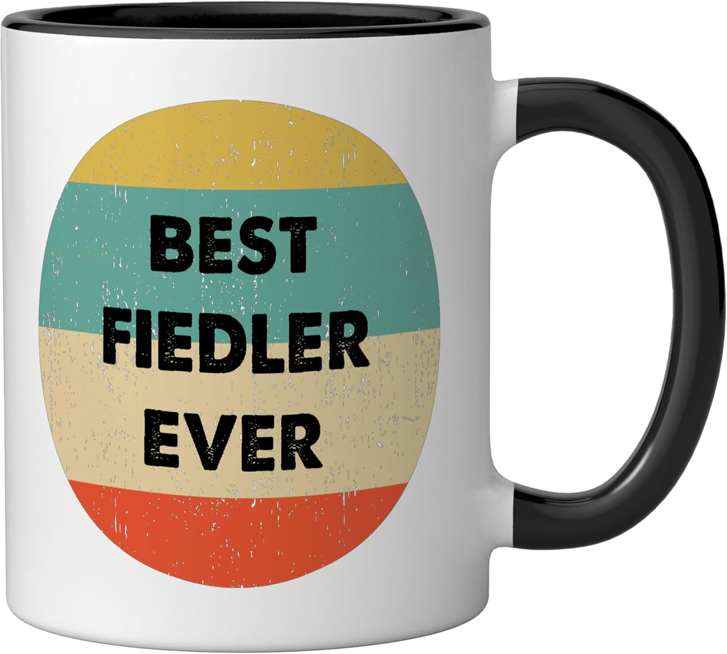 Taza Cerámica Fiedler Negro/Blanco