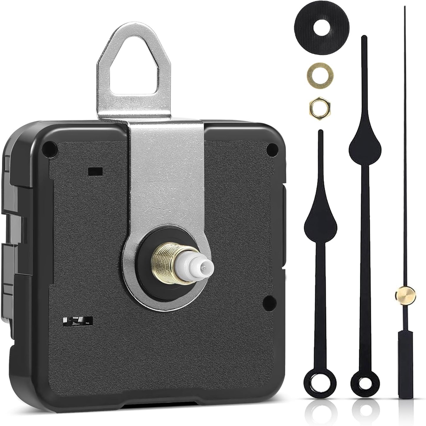 Reloj pared cuarzo silencioso eje 0.63pulg