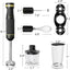 Batidora inmersión 1200W plástico negro