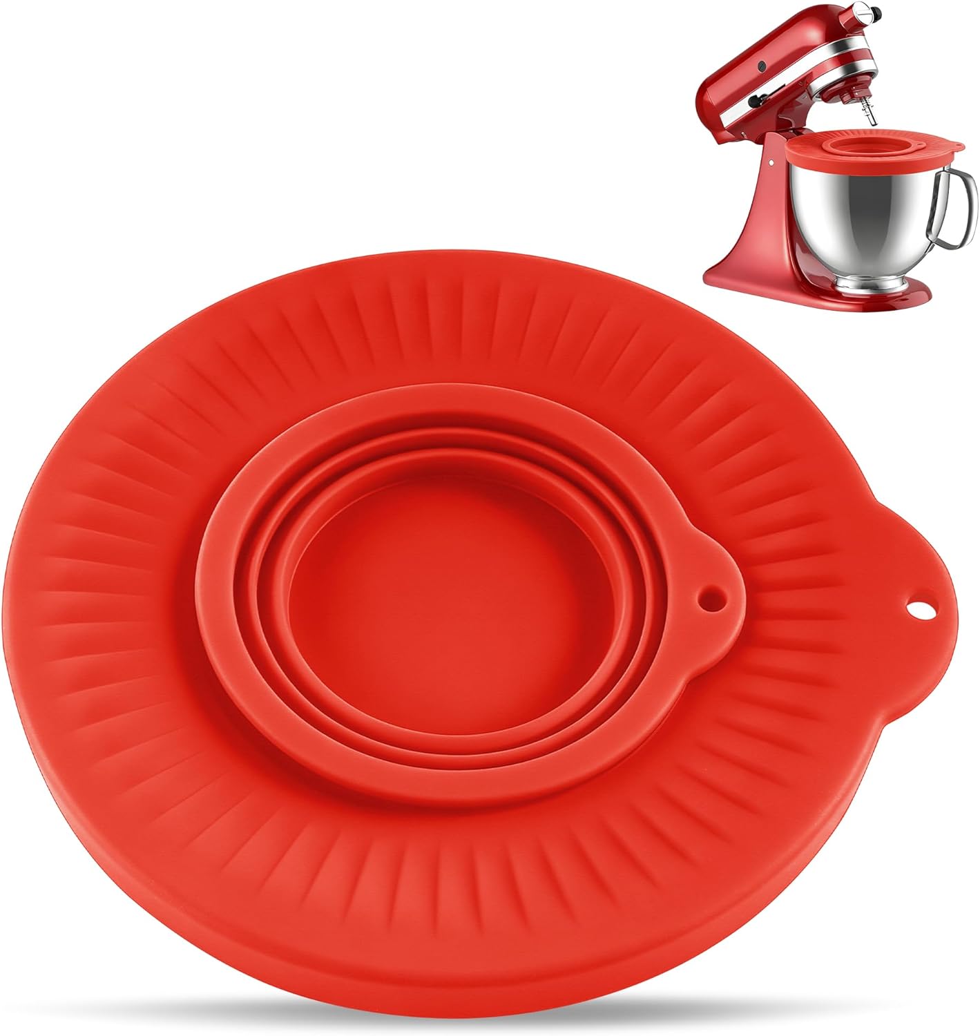 Tapa silicona para tazón KitchenAid 4.5-5qt rojo