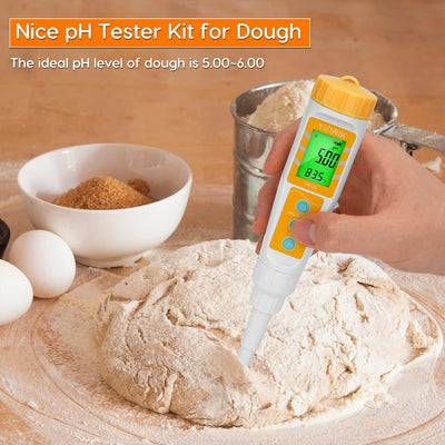 Kit medidor pH alimentos con sonda y probador sal