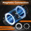 Kit 7 conex. magnéticas 4pulg para colectores polvo