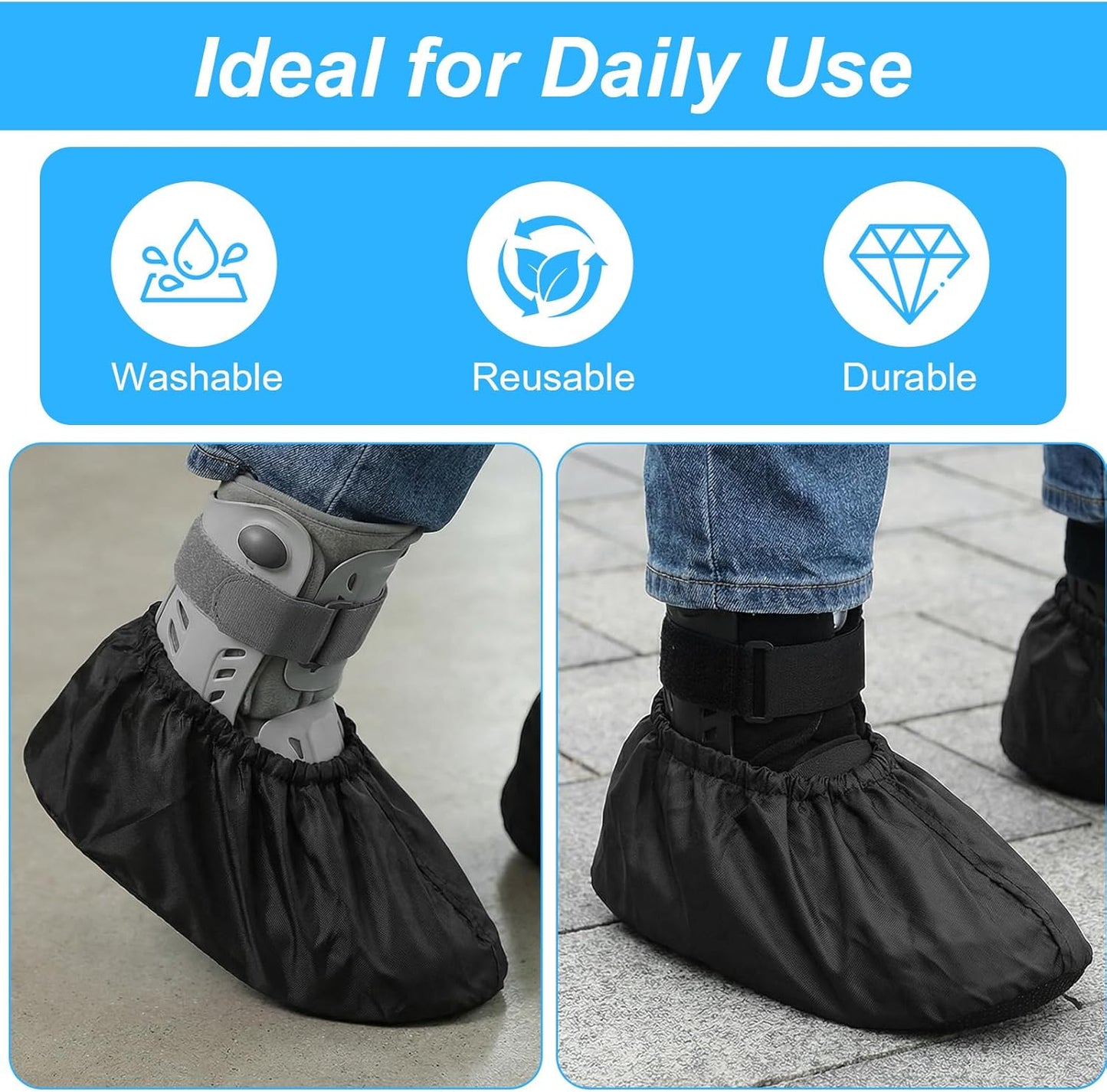 Fundas para botas de aire caminar con cámara impermeable