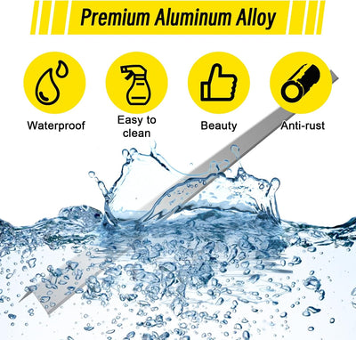 6 Protectores Esquina Metal 48pulg para Paredes