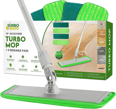 Mopa microfibra aluminio 2 almohadillas suelos madera azulejos