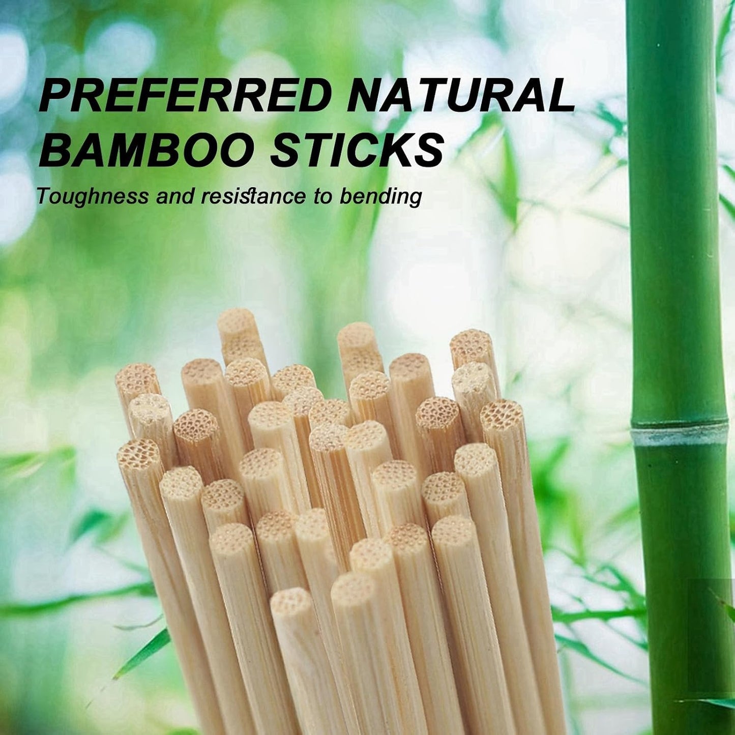 Brochetas bambú 6pulg para barbacoa frutas aperitivos