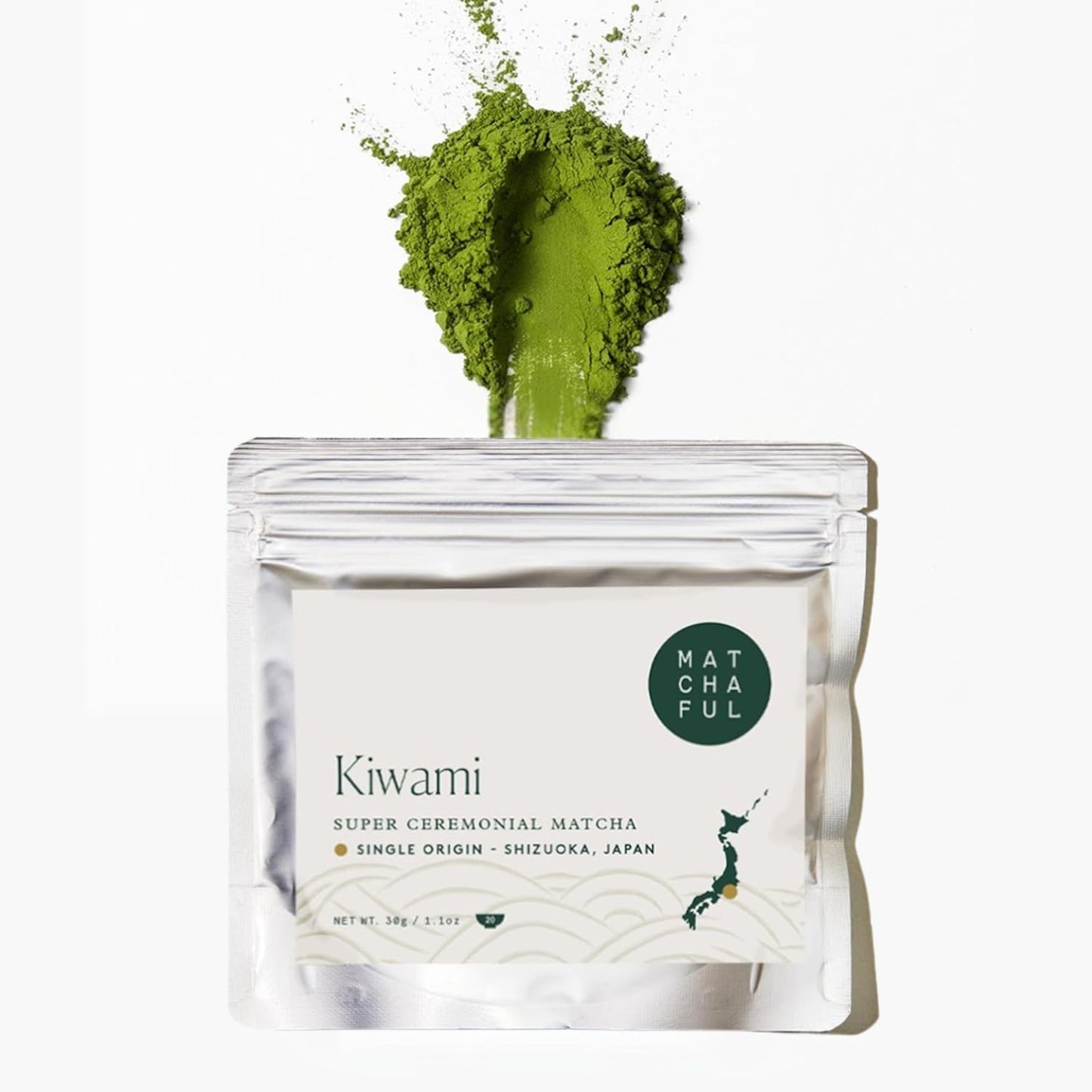 Polvo matcha ceremonial Shizuoka Japón 1.06oz