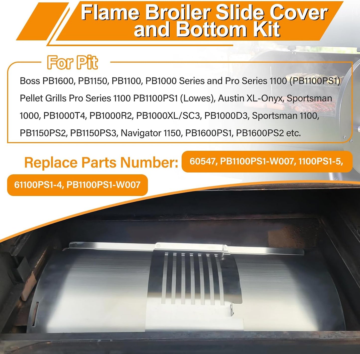 Kit repuesto asador Pit Boss PB1000 y Pro Series 1100