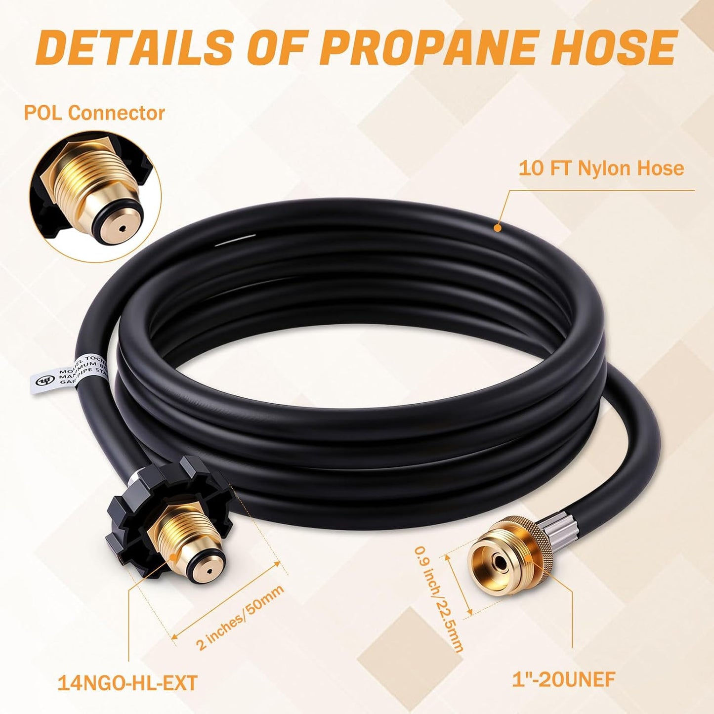 Adaptador manguera propano 10ft comp Mr. Heater Big Buddy