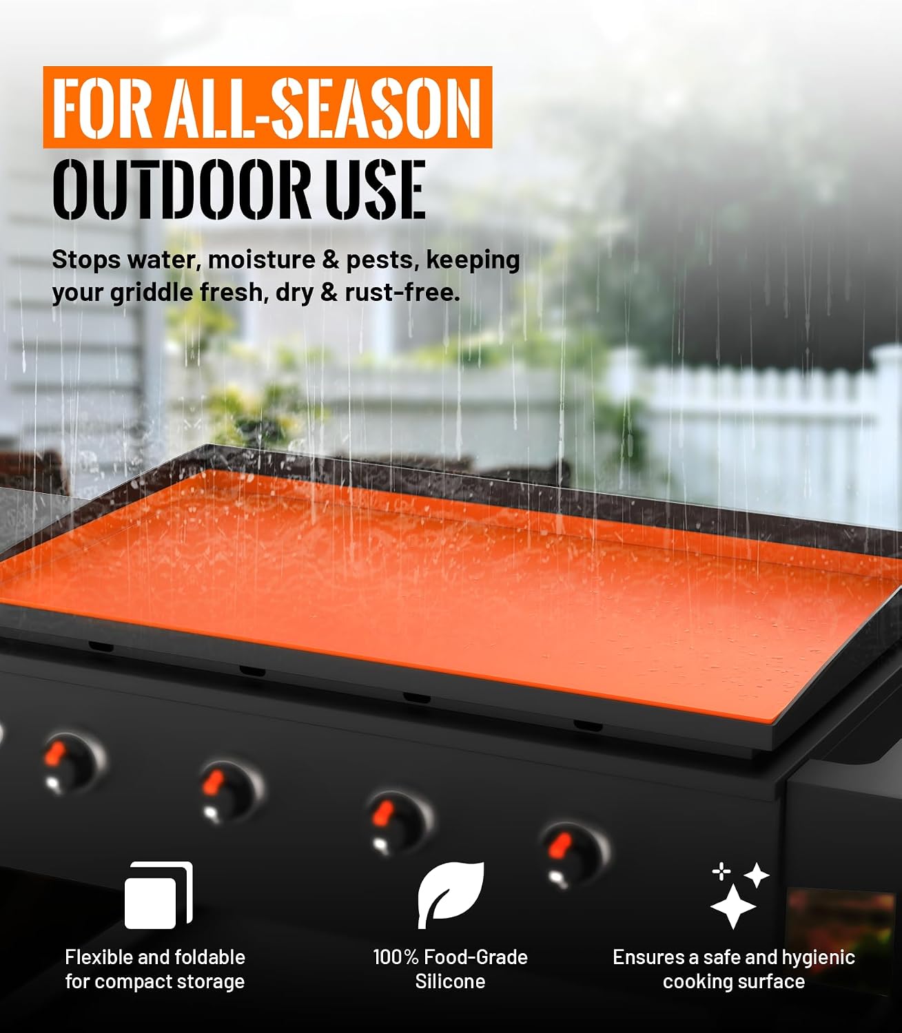 Funda silicona parrilla 28pulg Blackstone