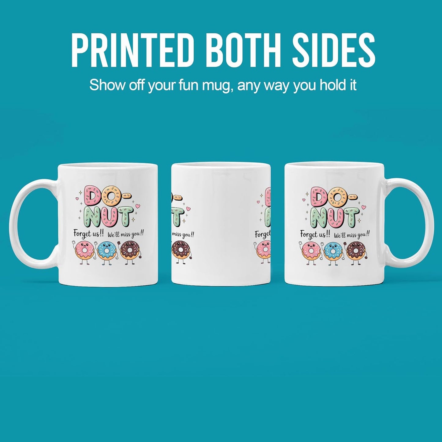 Taza cerámica para regalo de retiro compañero de oficina blanco 11 oz