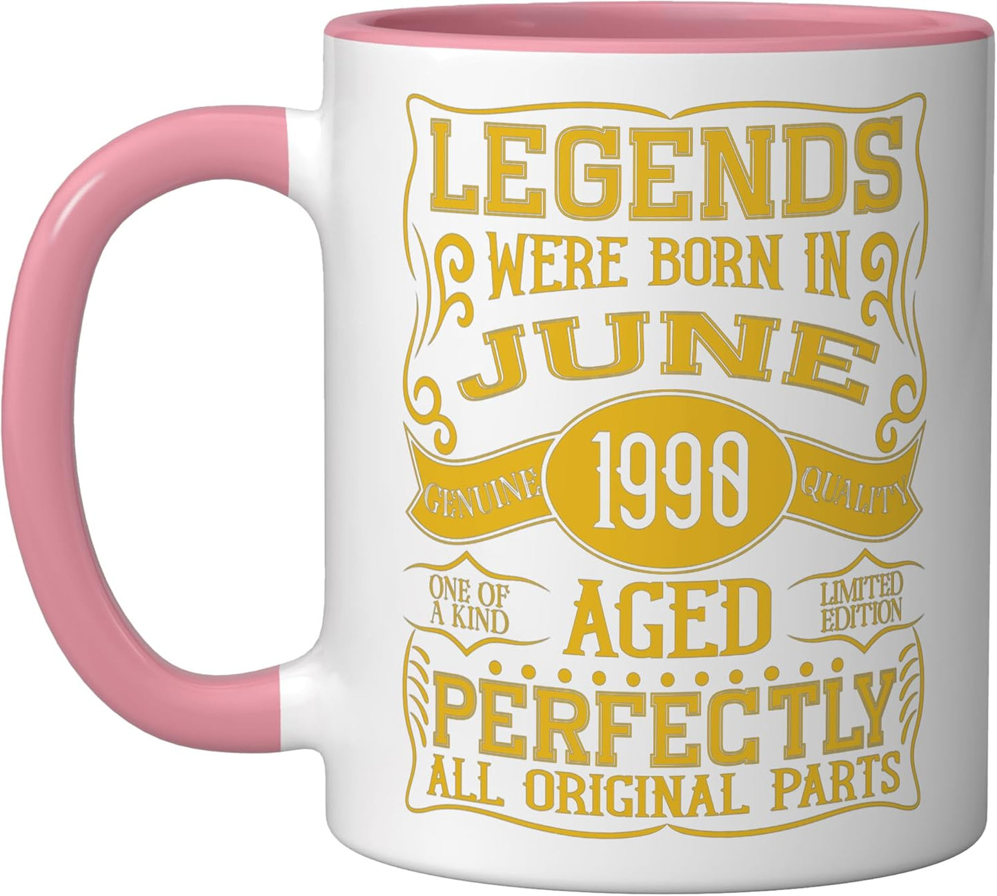 Taza Cerámica Cumpleaños 36th Pink/White
