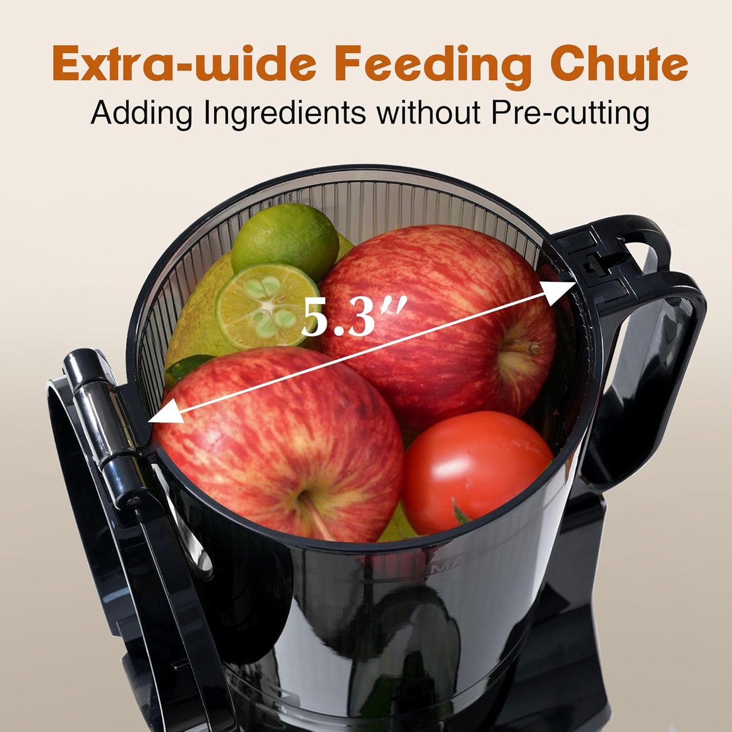 Extractor Jugos Fretta Sin BPA Alimentación 5.3pulg