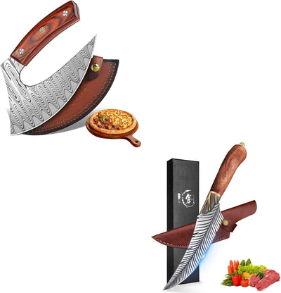 Cortador pizza cuchillo deshuesador multiuso para cocina y barbacoa