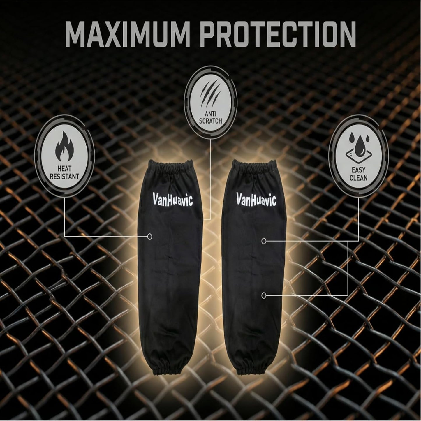 Mangas soldadura ignífugas para hombre