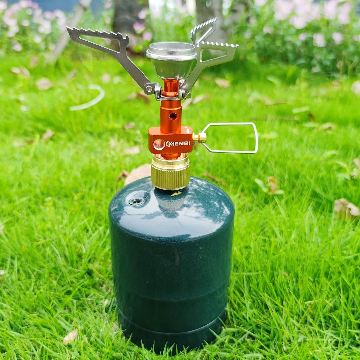 Adaptador estufa camping gas propano 1lb rosca EN417