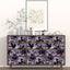 Papel tapiz cuervo vintage negro morado 17.5x393pulg autoadhesivo