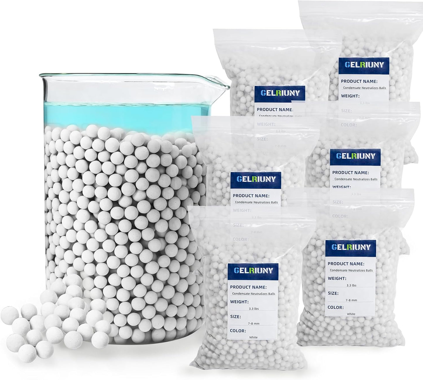 Neutralizador condensado 6 Pzas 0.315pulg para filtro calentador