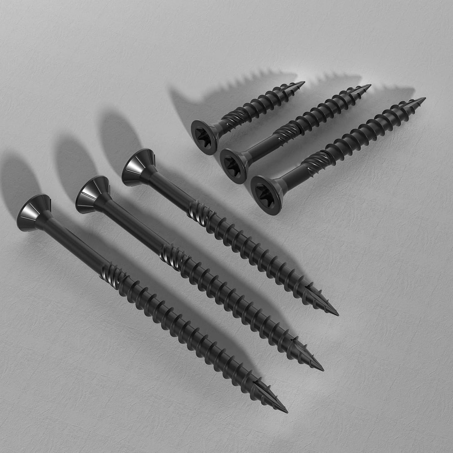 Tornillos cubierta #8 x 1-5/8 pulg Torx negro resistente