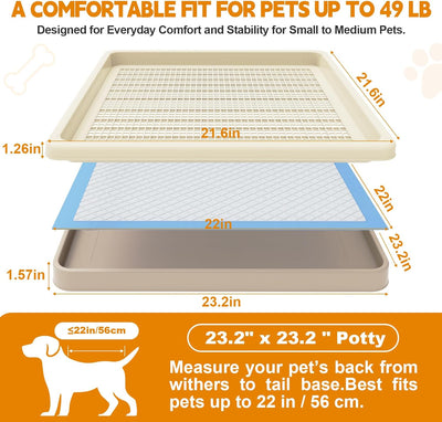 Soporte orina perros malla doble resistente fugas