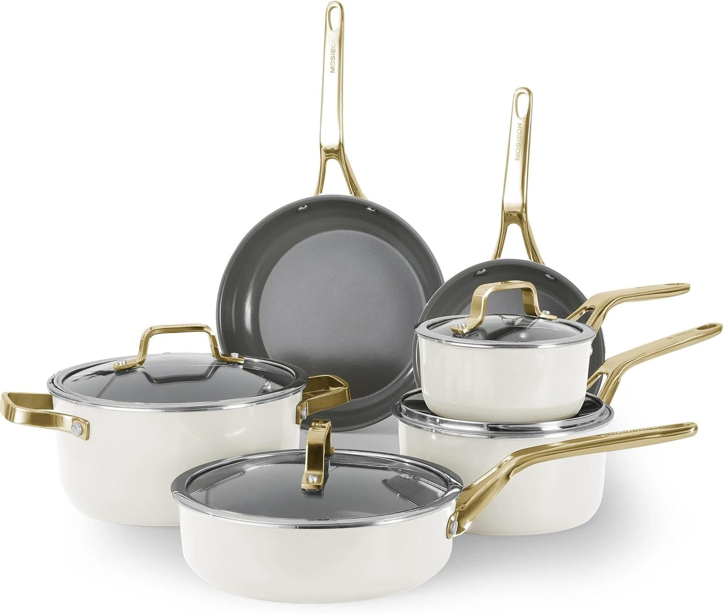 Set 10 Pzas Utensilios Cerámica Antiadherente Tapas