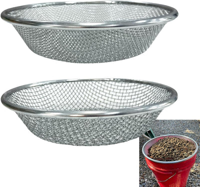 2 Tamices Tierra Jardinería Malla 1/4 y 1/8 Pulg