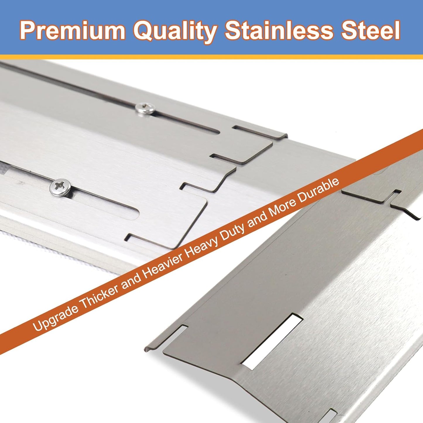 Placa térmica ajustable para parrilla gas acero inox
