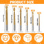 Set 6 Brocas Titanio HSS 3/4/5/6/6.5/0.315pulg