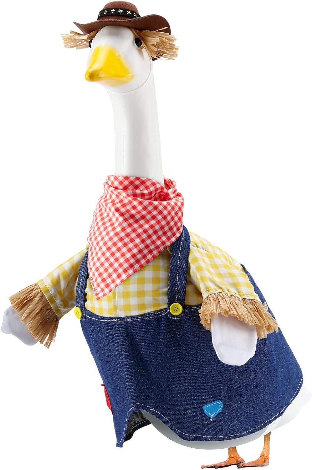 Espantapájaros pato plástico 23pulg decoración patio