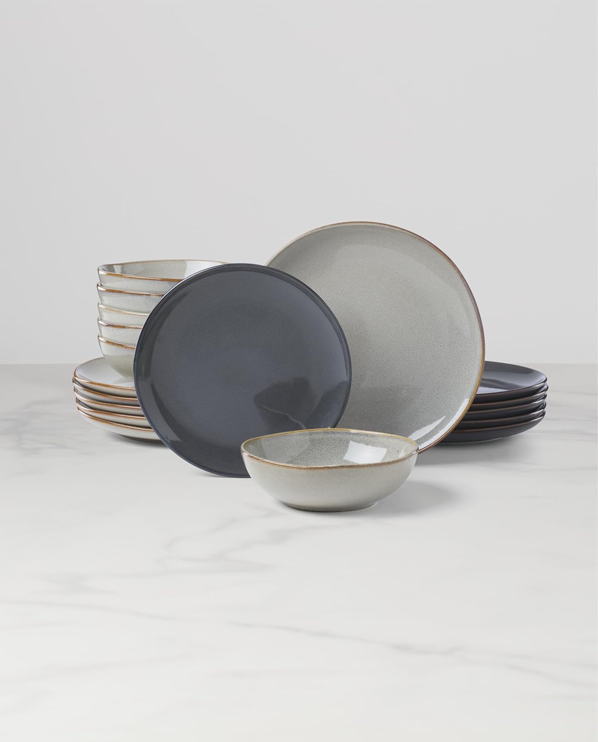 Set 18 Pzas Cerámica Gray para 6 Personas